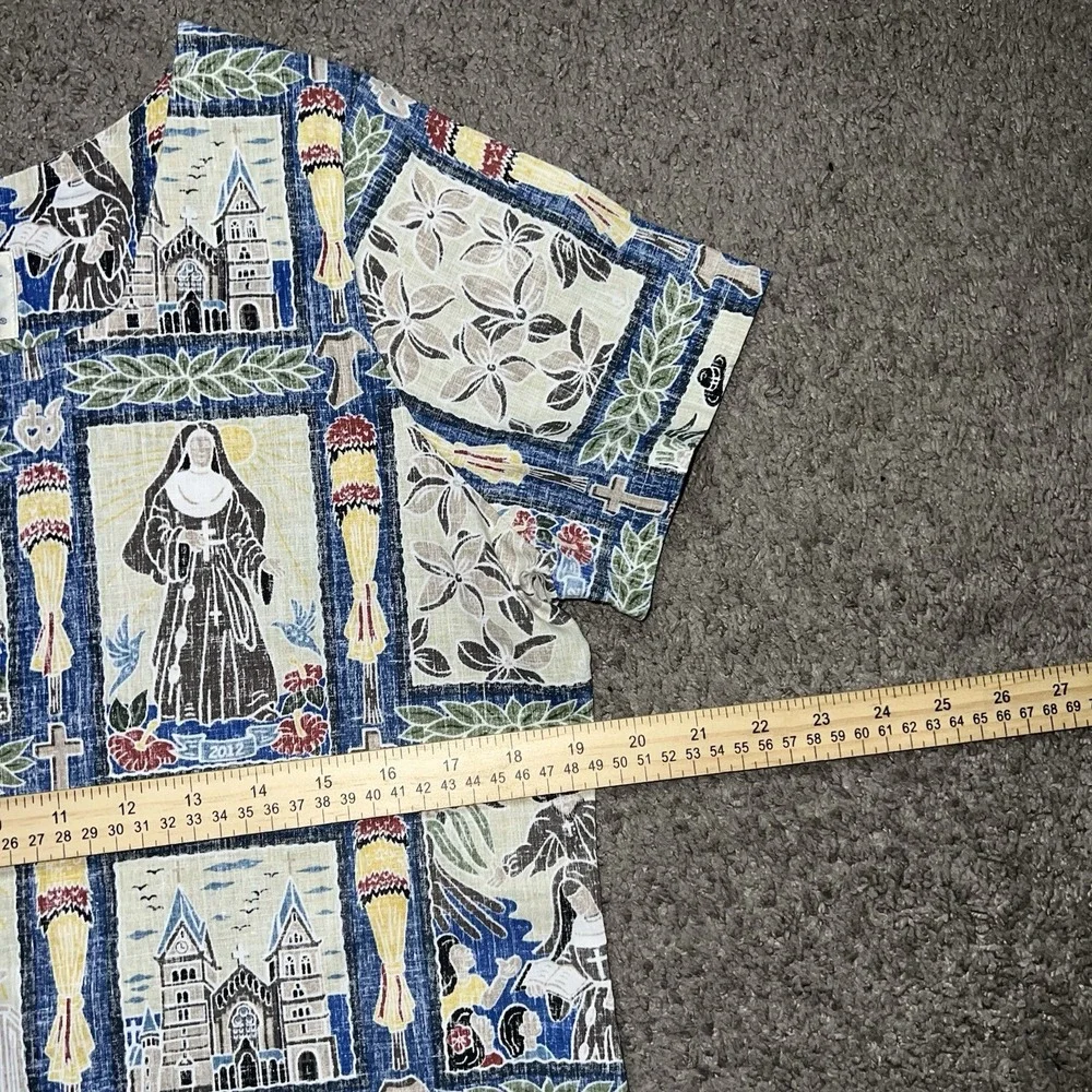 Reyn Spooner Dietrich Varez Father Damien Women's Long Dress Size‎ M RARE